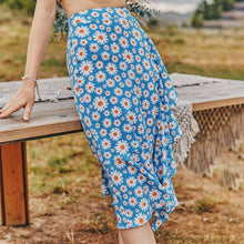 Load image into Gallery viewer, Summer Small Daisy Slim A-line Skirt Printed Trend Skirt