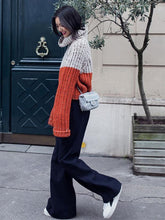 Load image into Gallery viewer, Casual Split-Joint High Neck Sweater