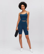 Load image into Gallery viewer, High waist hip yoga pants double-sided sanding elastic slim running pants women