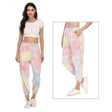 Load image into Gallery viewer, New Women's Tie-dye Casual Sweatshirt Sports Trousers