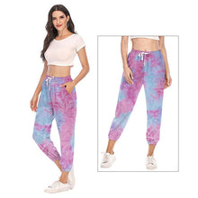 Load image into Gallery viewer, New Women's Tie-dye Casual Sweatshirt Sports Trousers