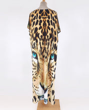 Load image into Gallery viewer, New Tiger Print Beach Sunscreen Shirt Loose Sexy Cover up
