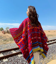 Load image into Gallery viewer, Nepal Tibet ethnic wind cloak, female hooded cloak coat scarf