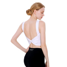 Load image into Gallery viewer, Solid Color Yoga Sports Vest Female Beauty Back Wrapped Chest Shock-proof Quick Dry Sling Pula Raised Bulletbar