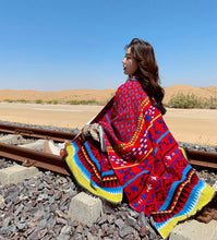 Load image into Gallery viewer, Nepal Tibet ethnic wind cloak, female hooded cloak coat scarf