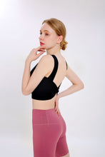 Load image into Gallery viewer, Solid Color Yoga Sports Vest Female Beauty Back Wrapped Chest Shock-proof Quick Dry Sling Pula Raised Bulletbar