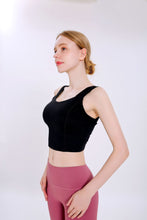 Load image into Gallery viewer, Solid Color Yoga Sports Vest Female Beauty Back Wrapped Chest Shock-proof Quick Dry Sling Pula Raised Bulletbar