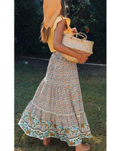 Load image into Gallery viewer, New Hollow Lace Stitching Positioning Printing Oversized Skirt