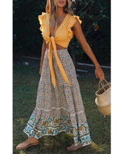 Load image into Gallery viewer, New Hollow Lace Stitching Positioning Printing Oversized Skirt