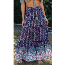 Load image into Gallery viewer, New Hollow Lace Stitching Positioning Printing Oversized Skirt