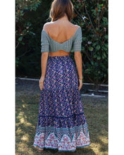 Load image into Gallery viewer, New Hollow Lace Stitching Positioning Printing Oversized Skirt