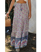 Load image into Gallery viewer, New Hollow Lace Stitching Positioning Printing Oversized Skirt