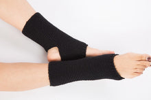 Load image into Gallery viewer, Dance leggings hosiery adult women's needle weaving knee-protecting bar dancing yoga opening hole step foot