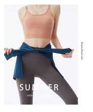 Load image into Gallery viewer, Summer New Yoga Clothes Sports Hip Cover Ins Online Celebrity Fitness Suit with Hip-covering Yoga Clothes for Women