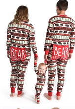 Load image into Gallery viewer, Fashion Round Neck Button Special Christmas Print Jumpsuit Matching Outfit