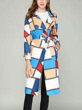 Load image into Gallery viewer, Autume Long Mid-Length Slim Waistband Fashion Casual Color Coat