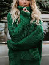 Load image into Gallery viewer, Solid Color Casual Long Sleeve Pullover Sweater