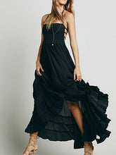 Load image into Gallery viewer, Fashion Sexy Off-Back Lace-up Beach Maxi Dress