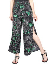 Load image into Gallery viewer, Pretty Chiffon Floral Split-side Wide Leg Long Pant