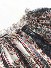 Load image into Gallery viewer, Printed Off-the-shoulder Flared Sleeves Bohemia T-Shirt Tops