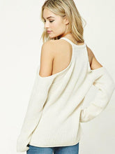 Load image into Gallery viewer, Solid Color Knitting Straps V-neck Sweater Tops