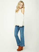 Load image into Gallery viewer, Solid Color Knitting Straps V-neck Sweater Tops