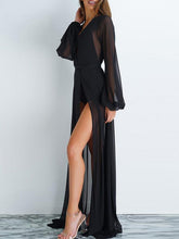 Load image into Gallery viewer, Pretty Chiffon See-through Long Cover-Ups