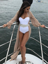 Load image into Gallery viewer, Pretty Chiffon See-through Long Cover-Ups