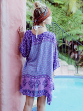 Load image into Gallery viewer, Bohemia Floral Printed Beach Cover-ups Tops