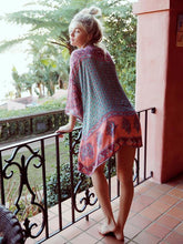 Load image into Gallery viewer, Bohemia Floral Printed Beach Cover-ups Tops