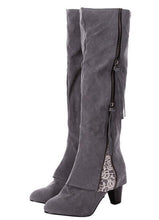 Load image into Gallery viewer, Zipper Tassels High Heels Boots Shoe