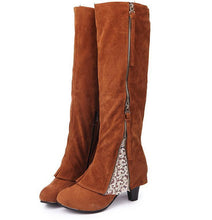 Load image into Gallery viewer, Zipper Tassels High Heels Boots Shoe