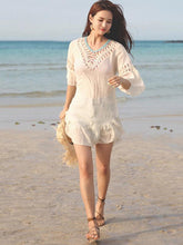 Load image into Gallery viewer, Pompoms Backless Cover-Ups Swimwear