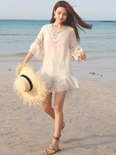 Load image into Gallery viewer, Pompoms Backless Cover-Ups Swimwear