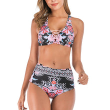Load image into Gallery viewer, New Sexy Bikini Set Women Sunflower Two Pieces Swimwear