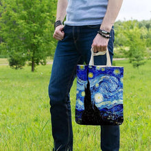 Load image into Gallery viewer, Oil Painting Canvas Tote Bag