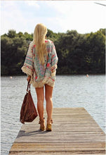 Load image into Gallery viewer, Casual Floral Loose Cardigan Summer Jacket Tops