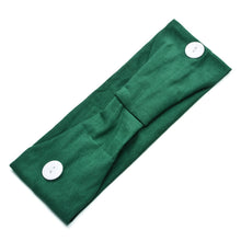 Load image into Gallery viewer, Solid Color Button Mask Hair Band Anti-strangulation Cotton Elastic Yoga Fitness for Men and Women Sports Wash Hair Accessories Can Be Customized