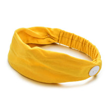 Load image into Gallery viewer, Solid Color Button Mask Hair Band Anti-strangulation Cotton Elastic Yoga Fitness for Men and Women Sports Wash Hair Accessories Can Be Customized