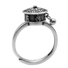 Load image into Gallery viewer, Retro six character truth words ring opening simple creative national style old belief amulet rotating ring
