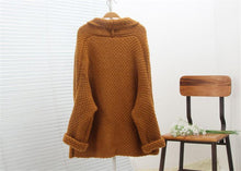 Load image into Gallery viewer, Casual Solid Color Knitted Long Cardigan