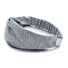 Load image into Gallery viewer, Solid Color Button Mask Hair Band Anti-strangulation Cotton Elastic Yoga Fitness for Men and Women Sports Wash Hair Accessories Can Be Customized