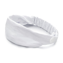 Load image into Gallery viewer, Solid Color Button Mask Hair Band Anti-strangulation Cotton Elastic Yoga Fitness for Men and Women Sports Wash Hair Accessories Can Be Customized