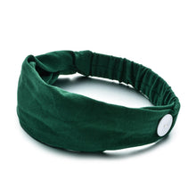 Load image into Gallery viewer, Solid Color Button Mask Hair Band Anti-strangulation Cotton Elastic Yoga Fitness for Men and Women Sports Wash Hair Accessories Can Be Customized