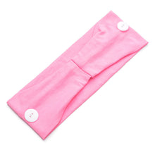 Load image into Gallery viewer, Solid Color Button Mask Hair Band Anti-strangulation Cotton Elastic Yoga Fitness for Men and Women Sports Wash Hair Accessories Can Be Customized