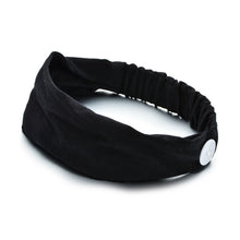 Load image into Gallery viewer, Solid Color Button Mask Hair Band Anti-strangulation Cotton Elastic Yoga Fitness for Men and Women Sports Wash Hair Accessories Can Be Customized