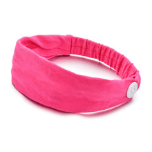 Load image into Gallery viewer, Solid Color Button Mask Hair Band Anti-strangulation Cotton Elastic Yoga Fitness for Men and Women Sports Wash Hair Accessories Can Be Customized
