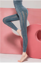 Load image into Gallery viewer, Solid Color Seamless Wash Yoga Pants Women's Sports Tights