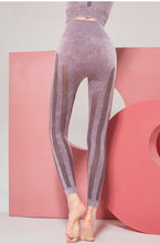 Load image into Gallery viewer, Solid Color Seamless Wash Yoga Pants Women's Sports Tights