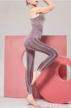 Load image into Gallery viewer, Solid Color Seamless Wash Yoga Pants Women's Sports Tights